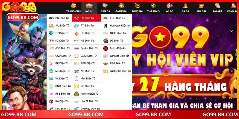 Những ưu thế giúp GO99 thu hút người chơi