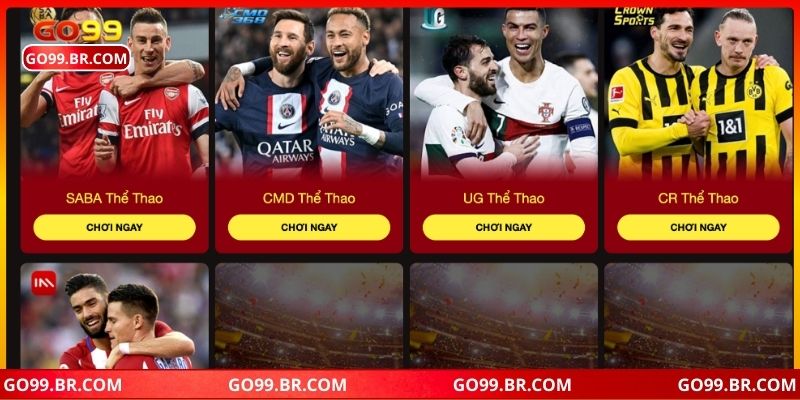 Tổng hợp các đối tác uy tín tại sảnh sports