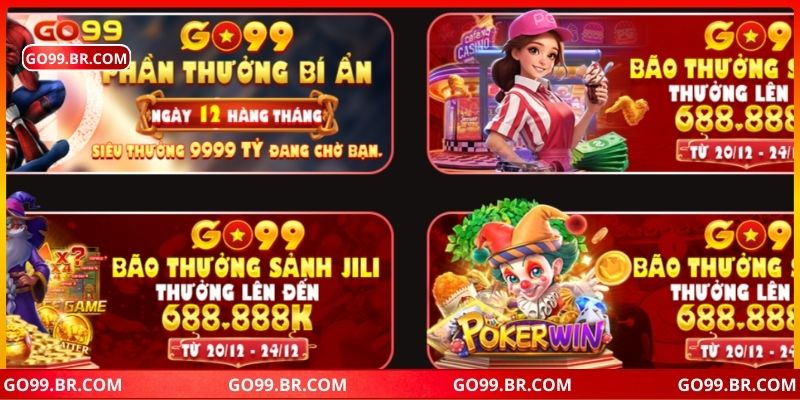 Tổng hợp chương trình ưu đãi độc quyền tại nhà cái