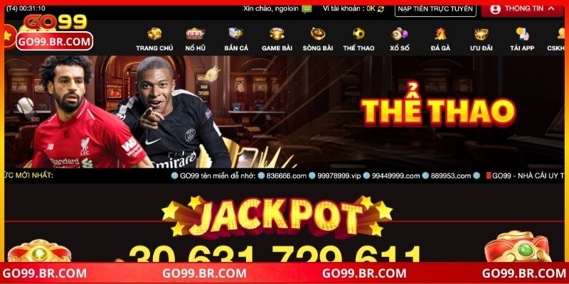 Tổng quan về sảnh thể thao Go99 cho newbie